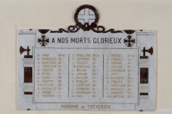 Tableau commémoratif des morts