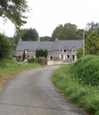 Maisons, alignement de trois logis, la Sorais (Créhen)