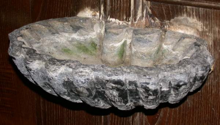 Paire 2 de bénitiers d'applique