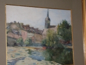 Dessin : Vue de l'ancienne église