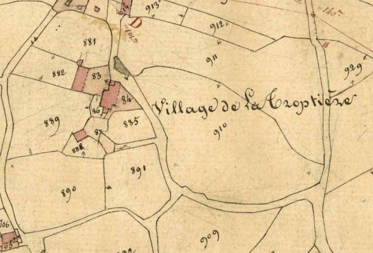 Ecart, la Troptière (Vignoc)