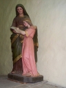 Statue (petite nature) : Education de la Vierge