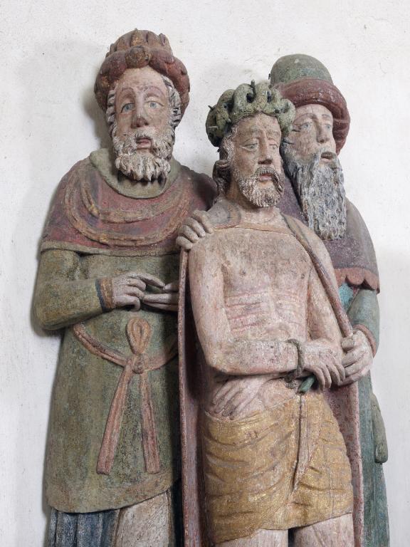 Groupe sculpté : Ecce homo, Chapelle Saint-Jacques (Tréméven)