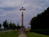 Croix monumentale dite croix de jubilé, avenue de Scissy, la Ville Garnier (Cancale)