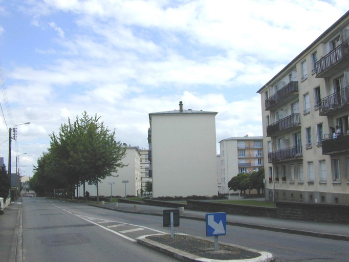 Cité jardin de l'Office Public d'Habitations à Loyer Modéré, dite groupe Belleville, 1 à 16 square Yves-Monnier (Rennes)