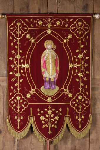 Bannière de procession paroissiale : Saint Martin de Tours