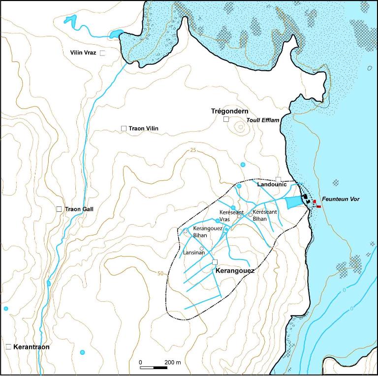 Moulin à marée de Landounic, Feunteun Vor  (Saint-Pol-de-Léon)