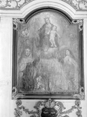 Tableau : la Donation du rosaire, chapelle Notre-Dame-de-Carmes (Neulliac)