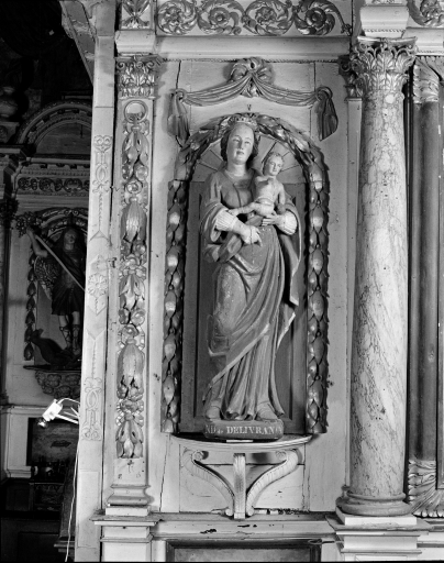 Statues (2) : Vierge à l' Enfant, Saint Joseph