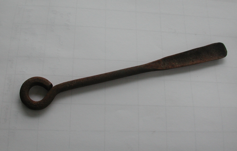 Outil de grande pêche : cuillère à énocter