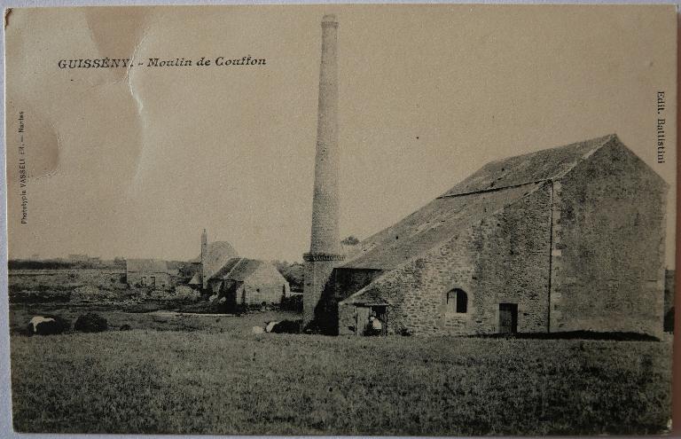 Moulin à marée du Couffon puis Minoterie du Couffon, actuellement maison d'habitation et chambres d'hôtes (Kerlouan)