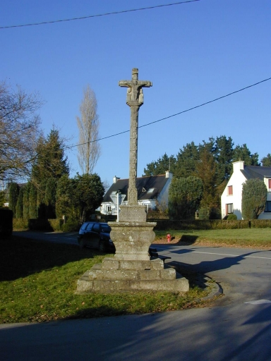 Croix de chemin, près de Kerbrégent (Pluméliau fusionnée en Pluméliau-Bieuzy en 2019)