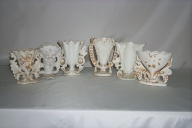 Ensemble de 6 vases d'autel