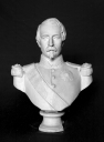 Buste sur piédouche : Napoléon III