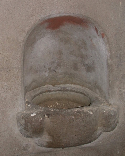 Mesure à grains utilisée comme bénitier d'applique