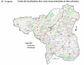 Les croix monumentales et calvaires de la commune de Scrignac
