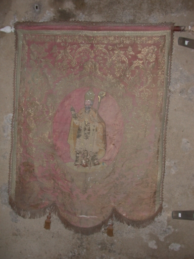 Bannière de procession paroissiale : Saint Amand ; Immaculée conception