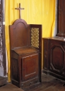 Prie-Dieu de sacristie-confessionnal