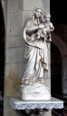 Statue sur culot : Vierge à l'Enfant dite Notre-Dame du Sacré Coeur