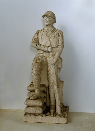 Maquette de statue : Soldat de la guerre 1914-1918