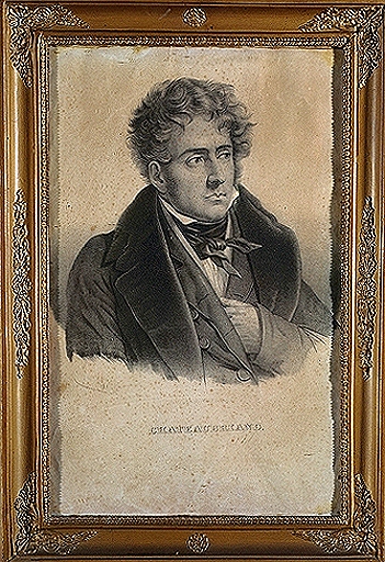 Estampe : Portrait de Chateaubriand