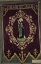 Bannière de procession paroissiale : saint Benoît