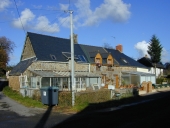 Alignement de trois maisons, la Tassée (Trémeheuc)