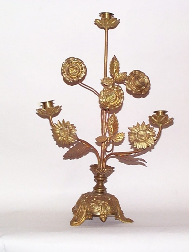 Paire 4 de chandeliers d'autel, Ropenard (Maure-de-Bretagne fusionnée en Val d'Anast en 2017)