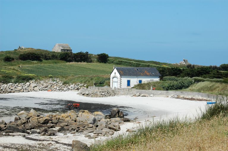 Abri du canot de sauvetage actuellement maison, Porz Reter (Île-de-Batz)