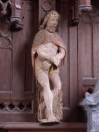 Statue : Christ aux outrages, Eglise Sacré-Coeur (Pont-de-Buis-Iès-Quimerch)