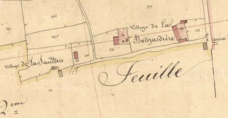 Ecart, la Boujardière (La Baussaine)