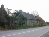 Alignement de maisons, les Crochardais (Pipriac)