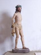 Statue : Christ flagellé, Chapelle Sainte-Brigitte (Motreff)