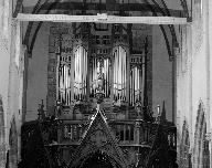 Orgue : buffet et instrument, tribune d'orgue, église paroissiale Saint-Pierre (Plouescat)