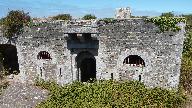 Corps de garde crénelé, batterie du Grognon (Groix)