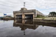 Base de sous-marins dite Petite base du Scorff, Zone industrialo-portuaire du Scorff (Lanester)