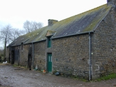 Ferme, rue François-René de Chateaubriand, les Cours d'Abas (Lanhélin fusionnée en Mesnil-Roc'h en 2019)