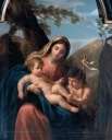 Tableau d'autel : Vierge à l'Enfant avec saint Jean-Baptiste
