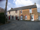 Maisons, alignement de deux logis, Bon Espoir (Longaulnay)