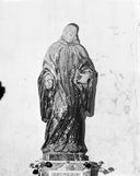 Ensemble de 2 statues : Saint Benoît, Sainte Scolastique, chapelle Sainte-Croix (Josselin)