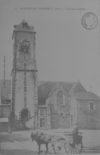 Chapelle Notre-Dame, église paroissiale, place Veillard (Saint-Aubin-du-Cormier)