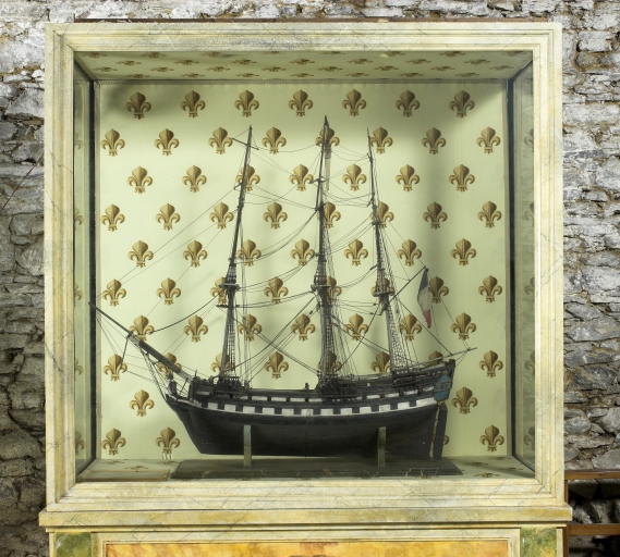 Maquette ex-voto de la frégate Henry