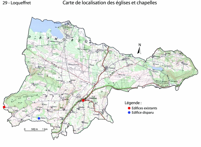 Les églises et chapelles de Loqueffret
