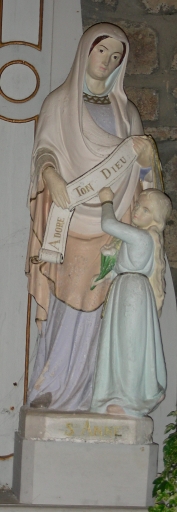 Statue : Education de la Vierge