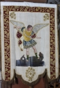 Bannière de procession : Saint Michel ; Immaculée Conception