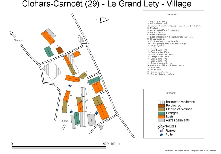 Hameau, le Grand Léty (Clohars-Carnoët)