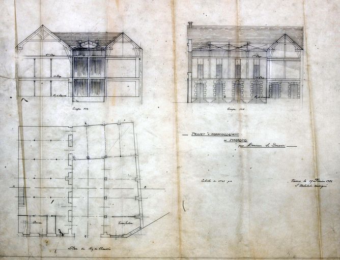 Place de la République, anciennement place de la halle aux grains (Vannes)