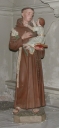 Statuette : saint Antoine de Padoue (Lanhélin fusionnée en Mesnil-Roc'h en 2019)