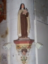 Statue : sainte Thérèse de Lisieux ; culot
