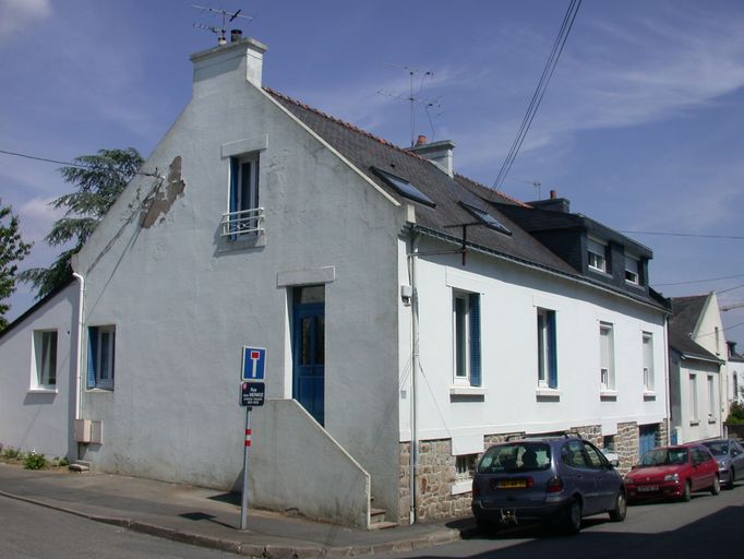 Maisons jumelles, 52, 54 rue des deux frères Texier-Lahoulle ; rue Jean Mermoz (Vannes)